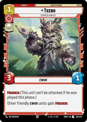 [09-HWL-EN-0162](U) Teebo - Striped Hunter