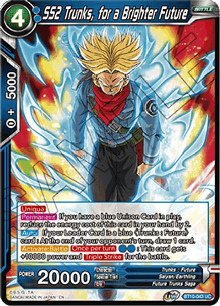 BT10-043UC SS2 Trunks, for a Brighter Future Foil (2nd ed)