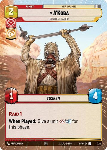[09-HWL-EN-0324](U) A'Koba - Restless Raider (Hyperspace)