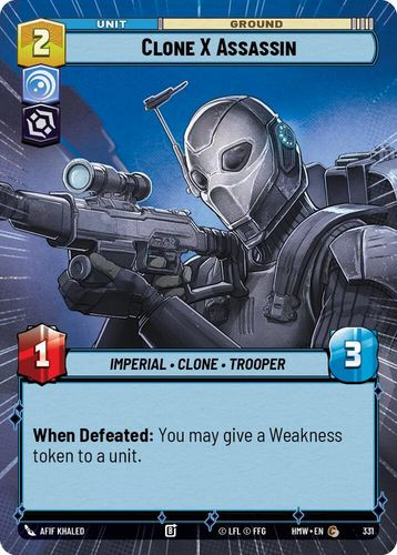 [09-HWL-EN-0331](C) Clone X Assassin (Hyperspace)