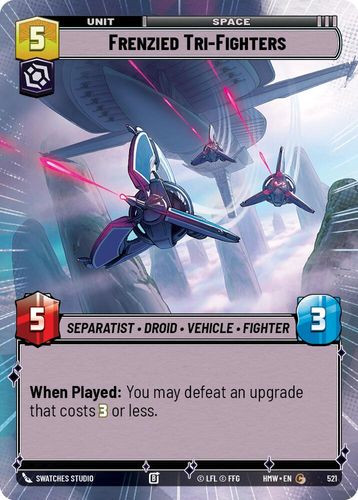 [09-HWL-EN-0521](C) Frenzied Tri-Fighters (Hyperspace)