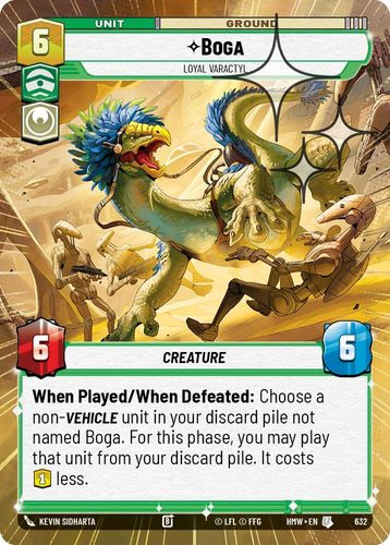 [09-HWL-EN-0632](U) Boga - Loyal Varactyl (Hyperspace) (Foil)
