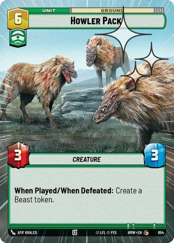 [09-HWL-EN-0654](C) Howler Pack (Hyperspace) (Foil)