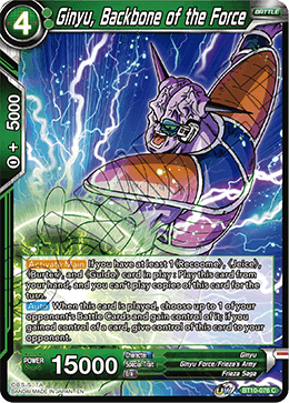 BT10-076C Ginyu, Backbone of the Force Foil (2nd ed)
