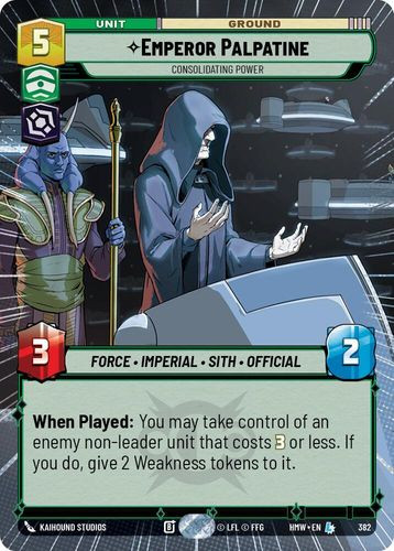[09-HWL-EN-0382](L) Emperor Palpatine - Consolidating Power (Hyperspace)