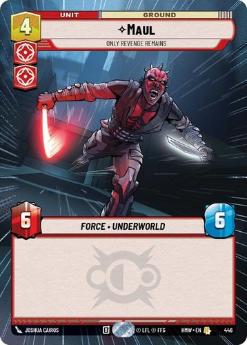 [09-HWL-EN-0446](R) Maul - Only Revenge Remains (Hyperspace)