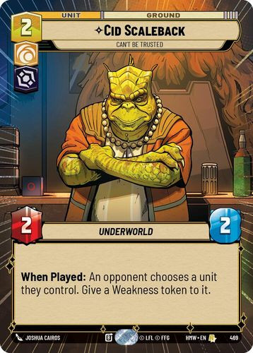 [09-HWL-EN-0469](R) Cid Scaleback - Can't Be Trusted (Hyperspace)