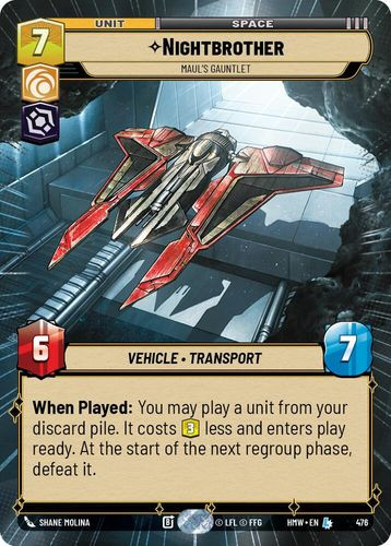 [09-HWL-EN-0476](L) Nightbrother - Maul's Gauntlet (Hyperspace)