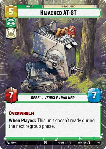 [09-HWL-EN-0393](S) Hijacked AT-ST (Hyperspace)