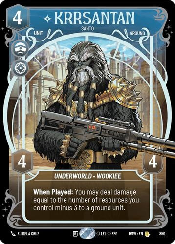 [09-HWL-EN-0850](R) Krrsantan - Santo (Prestige) (Foil)