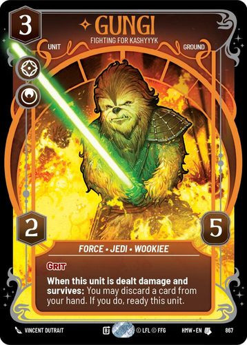 [09-HWL-EN-0867](U) Gungi - Fighting for Kashyyyk (Prestige) (Foil)