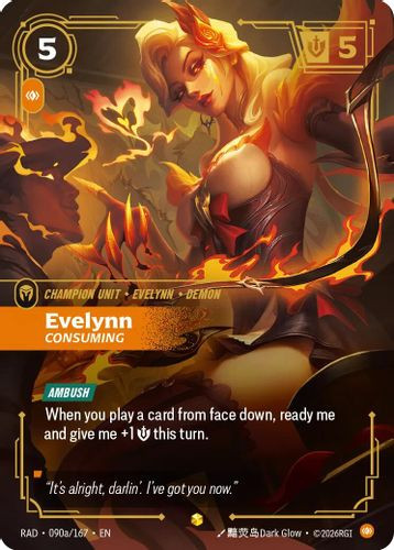 |RB05|[RAD-090a/167](AA) Evelynn, Consuming {Alt Art} {Foil}