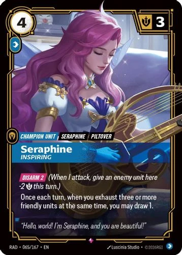 |RB05|[RAD-065/167](R) Seraphine, Inspiring {Foil}