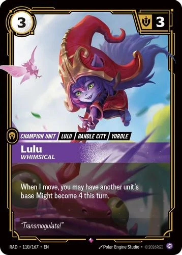 |RB05|[RAD-110/167](R) Lulu, Whimsical {Foil}