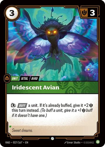 |RB05|[RAD-027/167](C) Iridescent Avian {Foil}