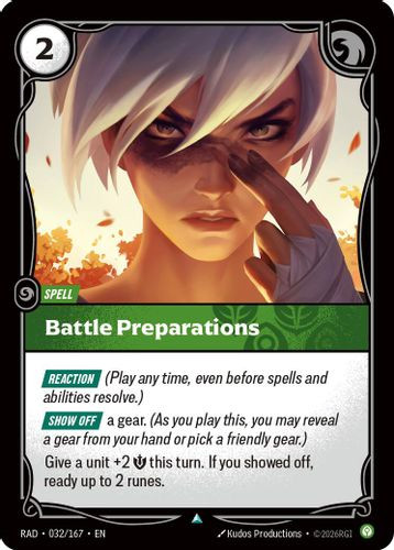 |RB05|[RAD-032/167](U) Battle Preparations {Foil}
