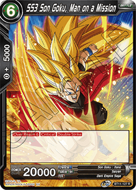 BT11-127R SS3 Son Goku, Man on a Mission (2nd ed)