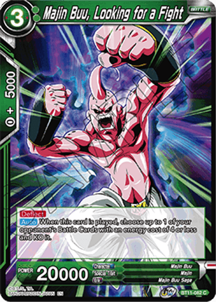 BT11-082C Majin Buu, Looking for a Fight Foil (2nd ed)