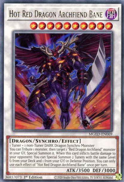 MGED-EN069 Hot Red Dragon Archfiend Bane (Rare) <1st>