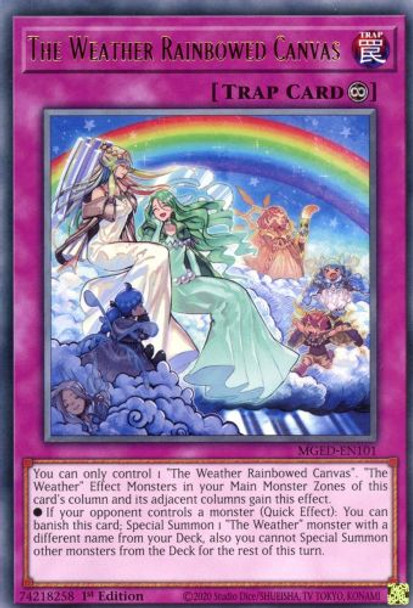 MGED-EN101 The Weather Rainbowed Canvas (Rare) <1st>