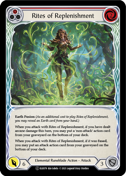 FAB05 ELE-079C Rites of Replenishment (Red) (Unl ed)