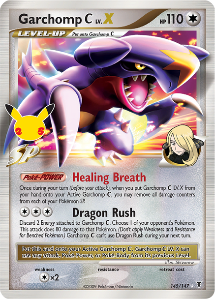 [SWSH07b][CEL-008/025UR] Garchomp C LV.X (Holo)