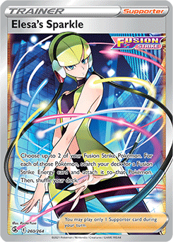 [SWSH08][FST-260/264UR] Elesa's Sparkle (Full Art) (Holo)