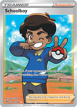 [SWSH08][FST-261/264UR] Schoolboy (Full Art) (Holo)