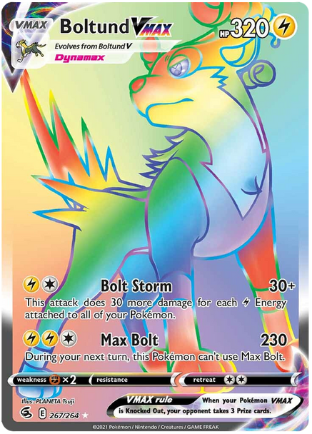 [SWSH08][FST-267/264SEC] Boltund VMAX (Holo)