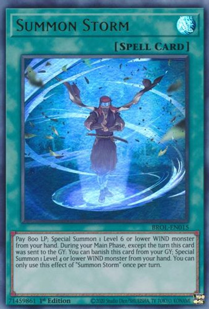 BROL-EN015 Summon Storm (Ultra Rare) <1st>