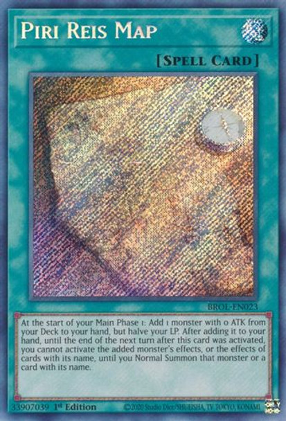 BROL-EN023 Piri Reis Map (Secret Rare) <1st>