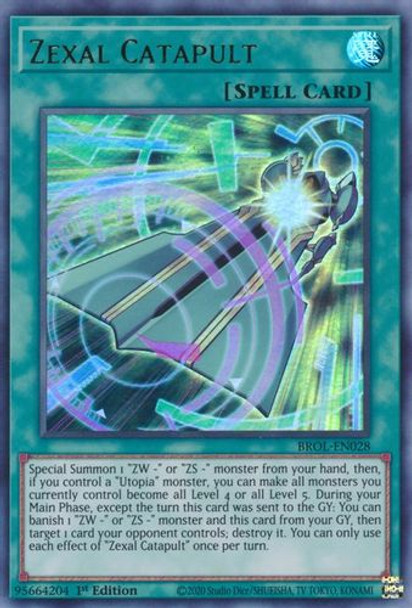 BROL-EN028 Zexal Catapult (Ultra Rare) <1st>