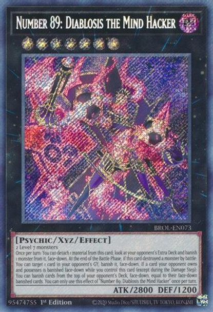 BROL-EN073 Number 89: Diablosis the Mind Hacker (Secret Rare) <1st>