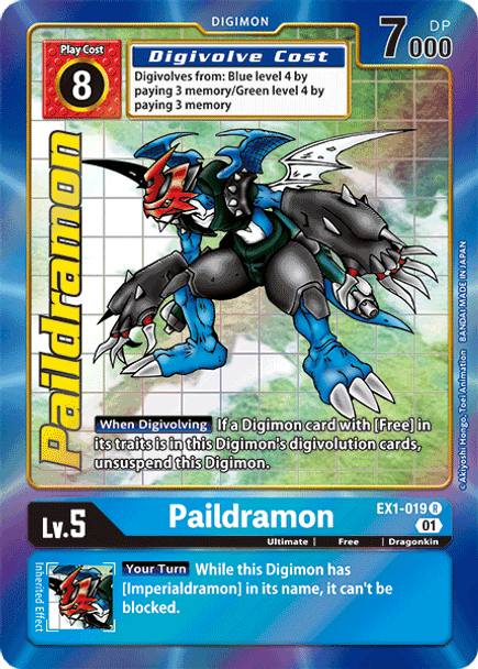 EX01-019R Paildramon (Alternate Art) (Foil)