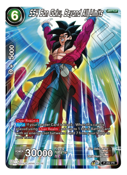 P-262P SS4 Son Goku, Beyond All Limits (MB Print) (Foil)