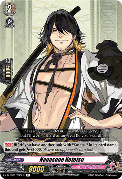 D-TB01/033EN R Nagasone Kotetsu