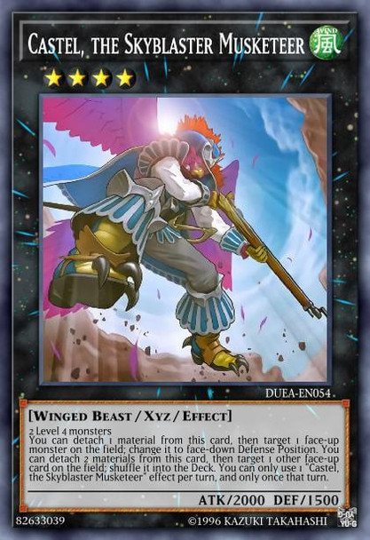 GRCR-EN050 Castel, the Skyblaster Musketeer (Rare) <1st>