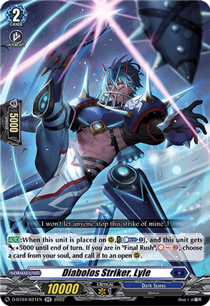 D-BT04/021EN RR Diabolos Striker, Lyle