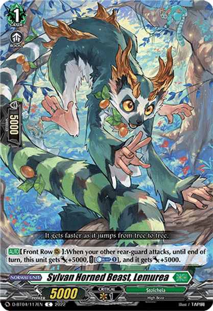 D-BT04/117EN C Sylvan Horned Beast, Lemurea