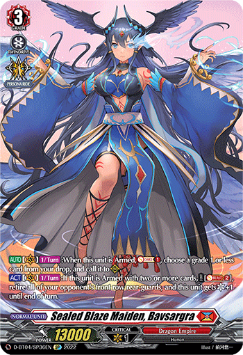 D-BT04/SP36EN SP Sealed Blaze Maiden, Bavsargra (SP)