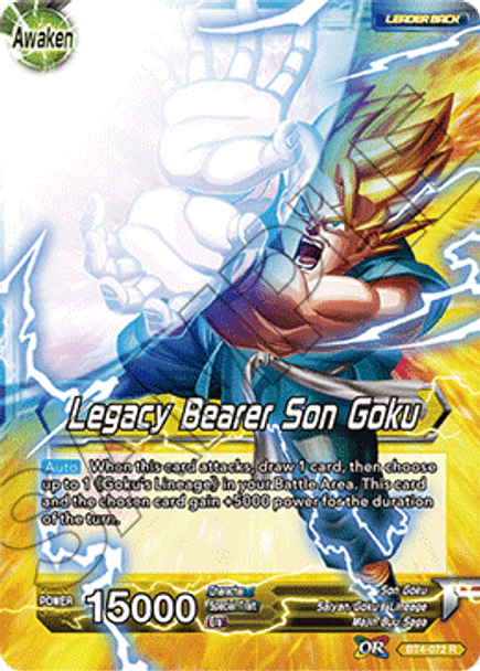 BT04-072R Legacy Bearer Son Goku