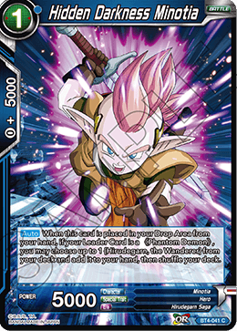 BT04-041C Hidden Darkness Minotia Foil