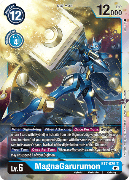 BT07-029SR MagnaGarurumon (Foil)