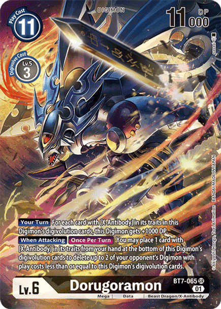 BT07-065SR Dorugoramon (Alternate Art) (Foil)