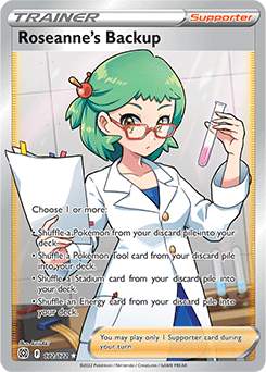 [SWSH09][BRS-172/172UR] Roseanne’s Backup (Full Art) (Holo)