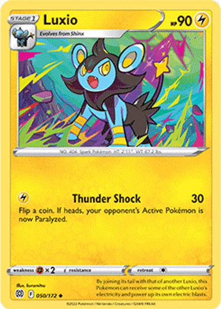 [SWSH09][BRS-050/172UC] Luxio (Reverse Holo)