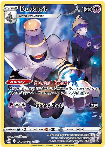 [SWSH09a][BRS-06/30TG] Dusknoir (Holo)
