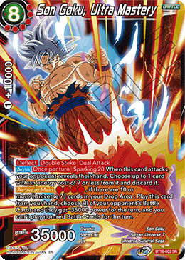 BT16-005SR Son Goku, Ultra Mastery