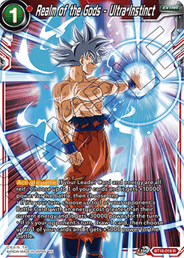 BT16-018R Realm of the Gods - Ultra Instinct