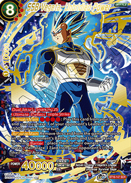 BT16-147SCR SSB Vegeta, Unbridled Power